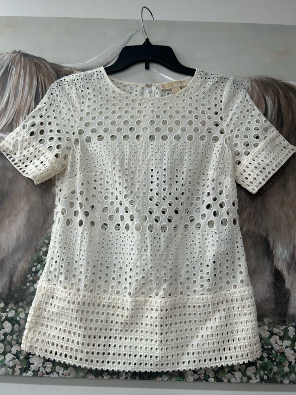 Michael Kors eyelet top